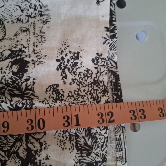Olivaceous Womens Milkmaid Dress Toile Print Linen Cottagecore Small - Picture 12 of 13
